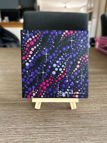 Mini Art work on easel