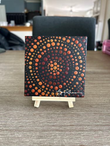 Mini Art work on easel