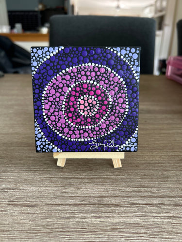 Mini Art work on easel