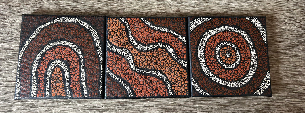 Mini artwork set of 3