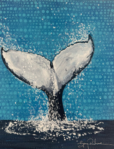 Whale Tail - small artwork