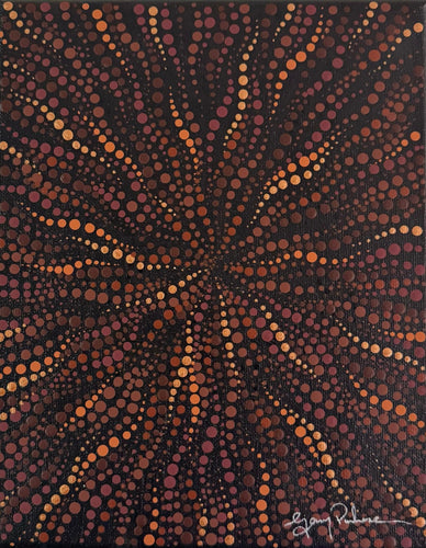 In the fire - small artwork