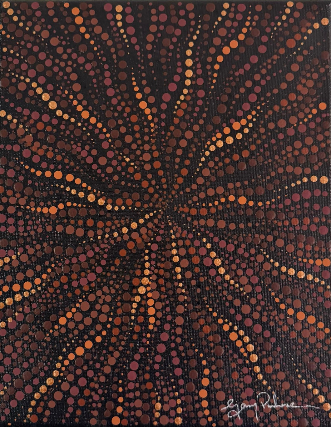 In the fire - small artwork