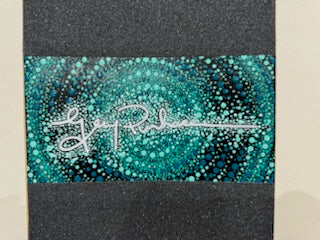 Water Ripples skateboard art display
