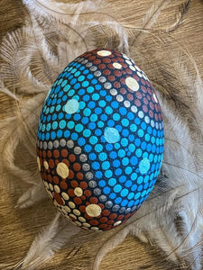 Hand Painted Emu Egg