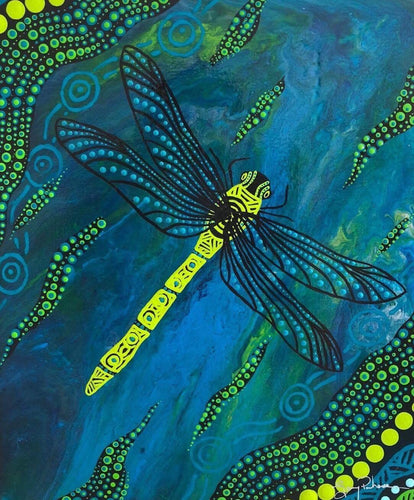 Dragonfly small poster print