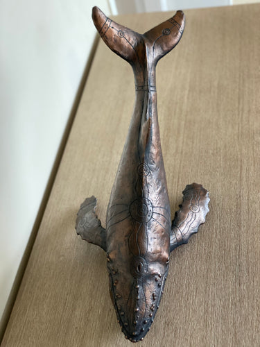 Humpback Whale Statue - HAND CARVED