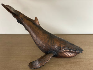 Humpback Whale Statue - HAND CARVED
